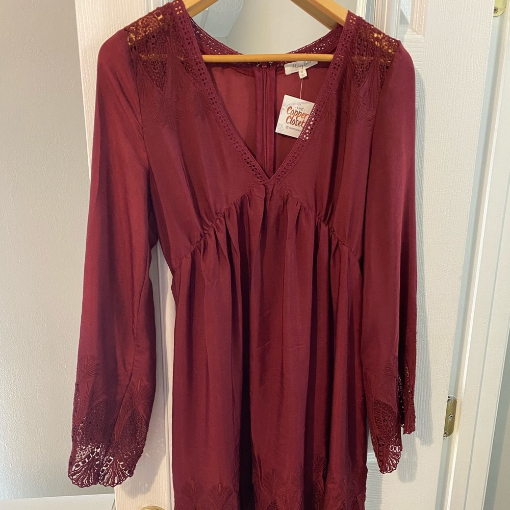 Maroon dress